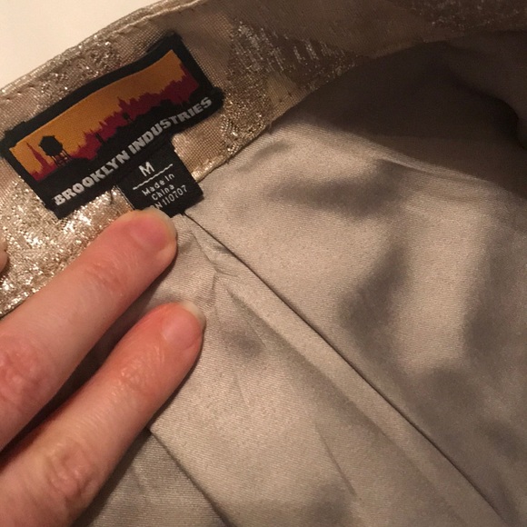 Brooklyn Industries metallic brocade mini skirt - Picture 7 of 8